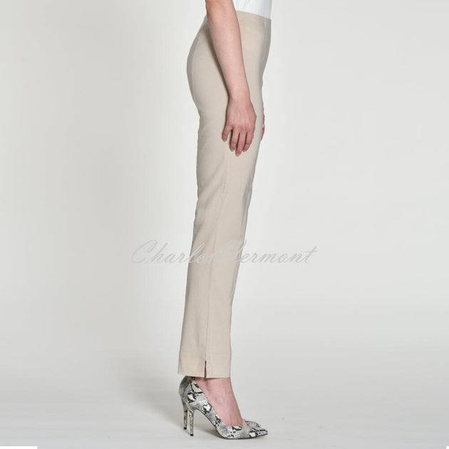 Robell 51412-5499/17 Marie Full Length Trouser Taupe main image 1