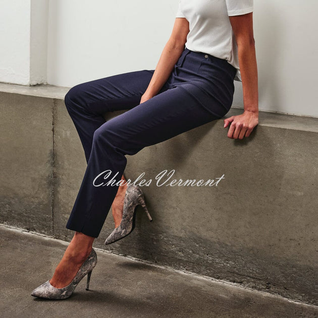 Robell 51412-5499/17 Marie Full Length Trouser Taupe main image 0