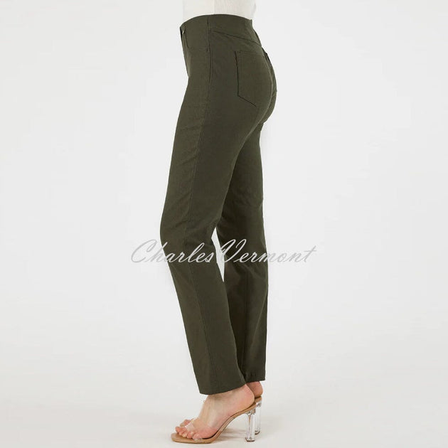 Robell Bella Velvet Trouser 78cm Grey 95