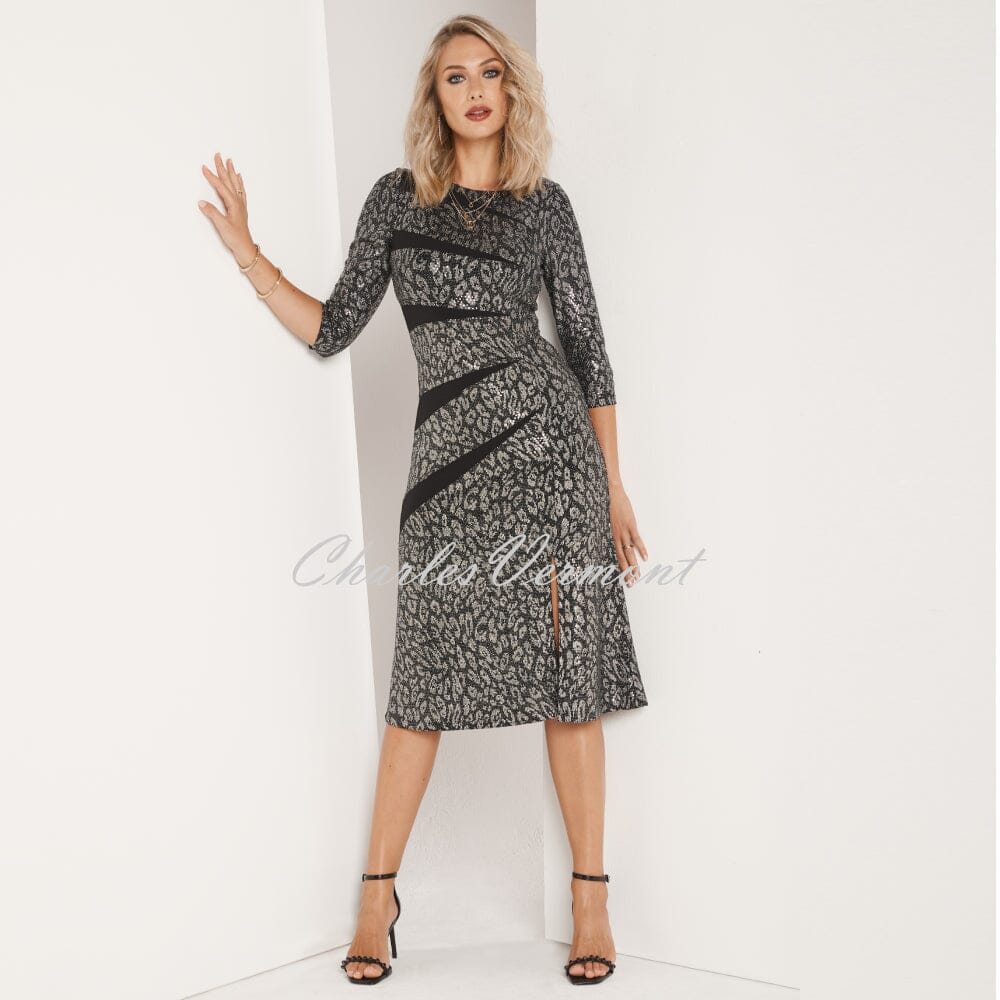 tia a-line dress in white sequin Tia Tweed Boucl Sheath Mini Dress White Metallic Tweed / XS