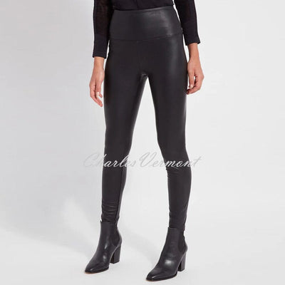 Lysse Textured Faux Leather Legging - Style 2384 (Black)