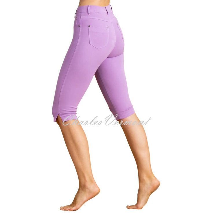 Marble Pedal Pusher Slim Leg Jean – Style 2409-197 (Lavender)