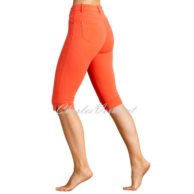 Marble Pedal Pusher Slim Leg Jean – Style 2409-200 (Dark Orange)