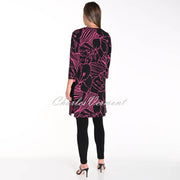 Frank Lyman Longline Printed Two-Way Cover Up Jacket - Style 241486