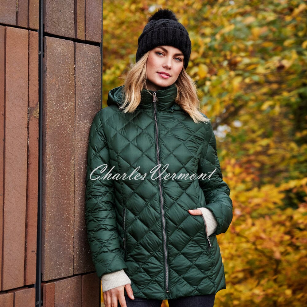 Normann Quilted Jacket - Style 8423-400-79 (Dark Green) | Charles