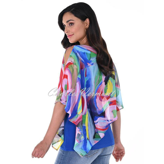 Frank Lyman Jumpsuit with Chiffon Overlay main image 1