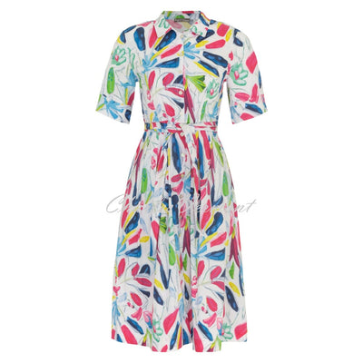 Dolcezza 'Tropical Trace II' Shirt Dress - Style 24726