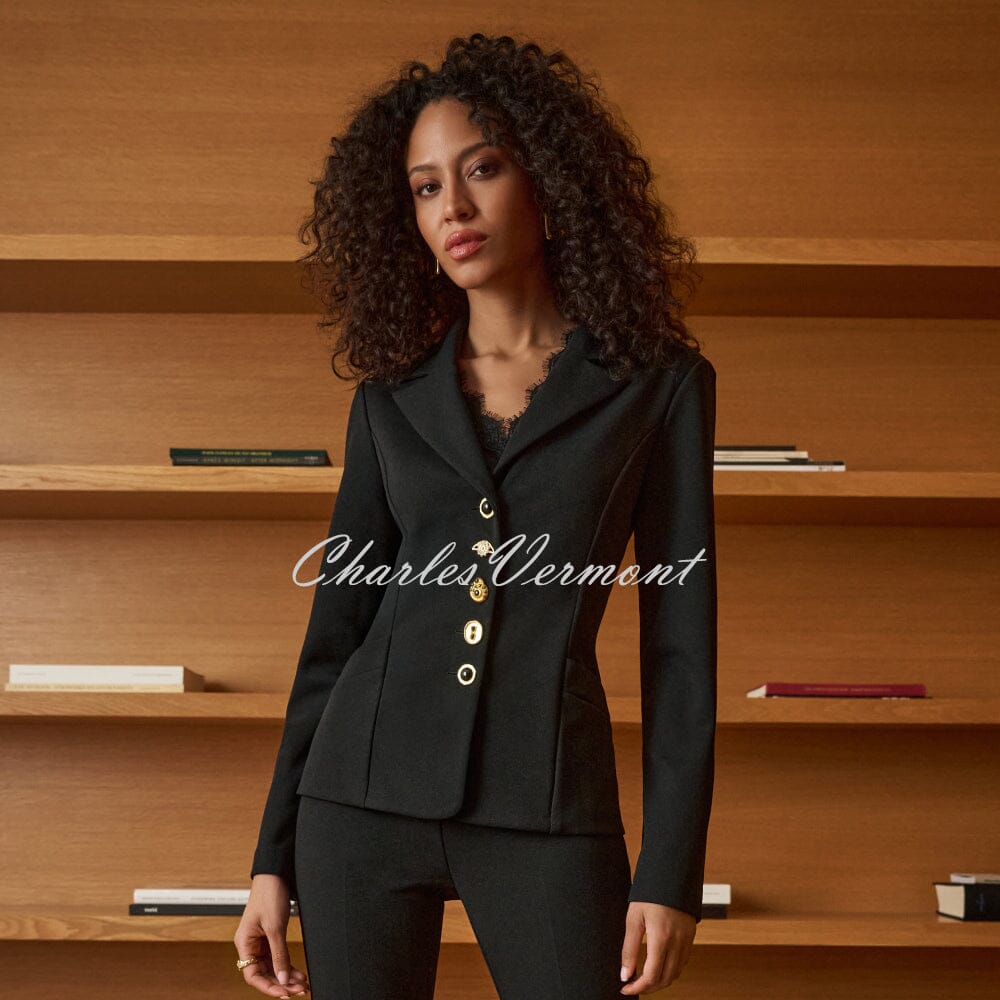 Joseph Ribkoff Blazer Jacket With Statement Buttons - Style 263151