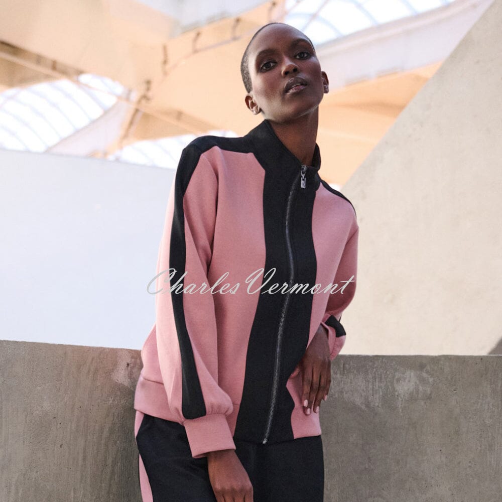 Joseph Ribkoff Scuba Jersey Colour Block Jacket - Style 263621