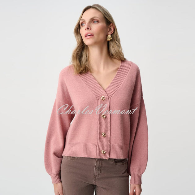 Joseph Ribkoff Brushed Knit V-Neck Cardigan - Style 263952