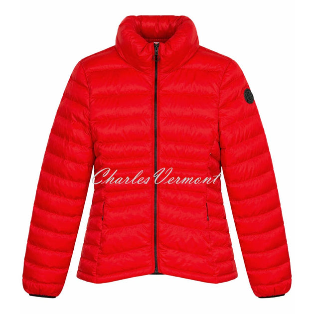 Dolcezza High Gloss Padded Jacket - Style 73800 (Red) – Charles