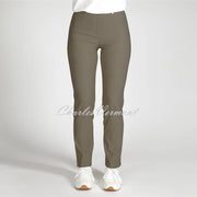 Robell Marie Full Length Trouser 51412-54025-38 – Fleece Lined (Almond)