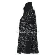 EverSassy Knit Cover Up Jacket - Style 12251 (Black)