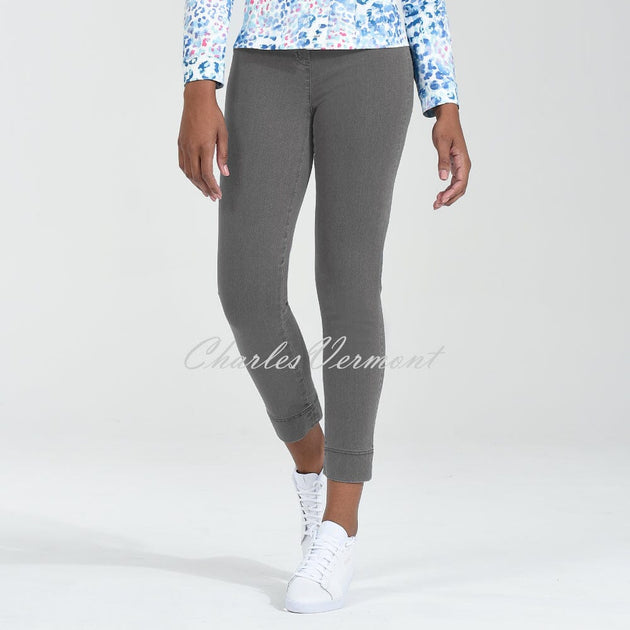 Robell Rose 09 Trousers Elephant Grey 51527-5499-97