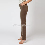 Robell Marie Full Length Trouser 51414-54362-17 (Taupe Velvet)