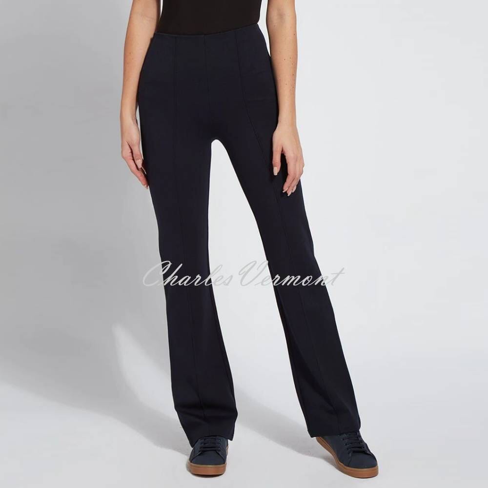 Lysse 'Elysse' Wide Leg Ponte Trouser – Style 2288 (Midnight Blue)