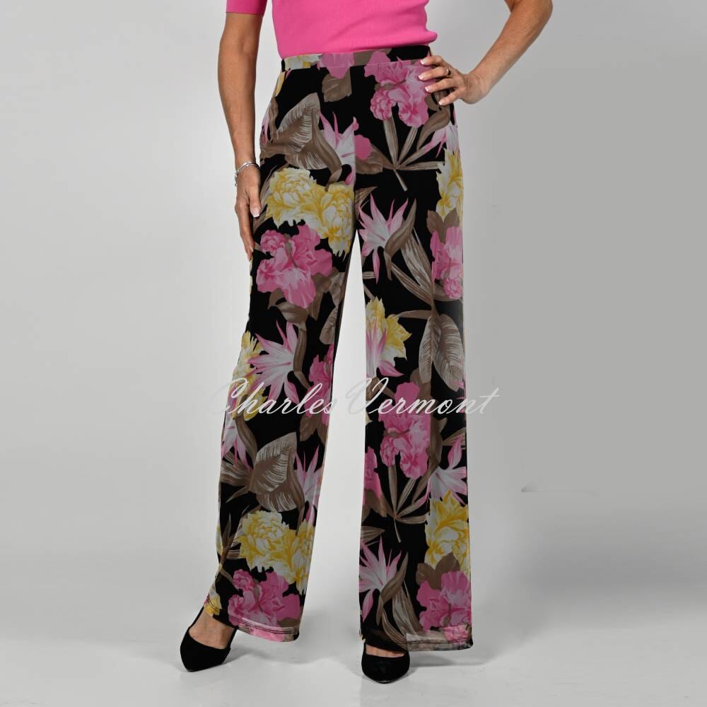 Floral flared palazzo sale