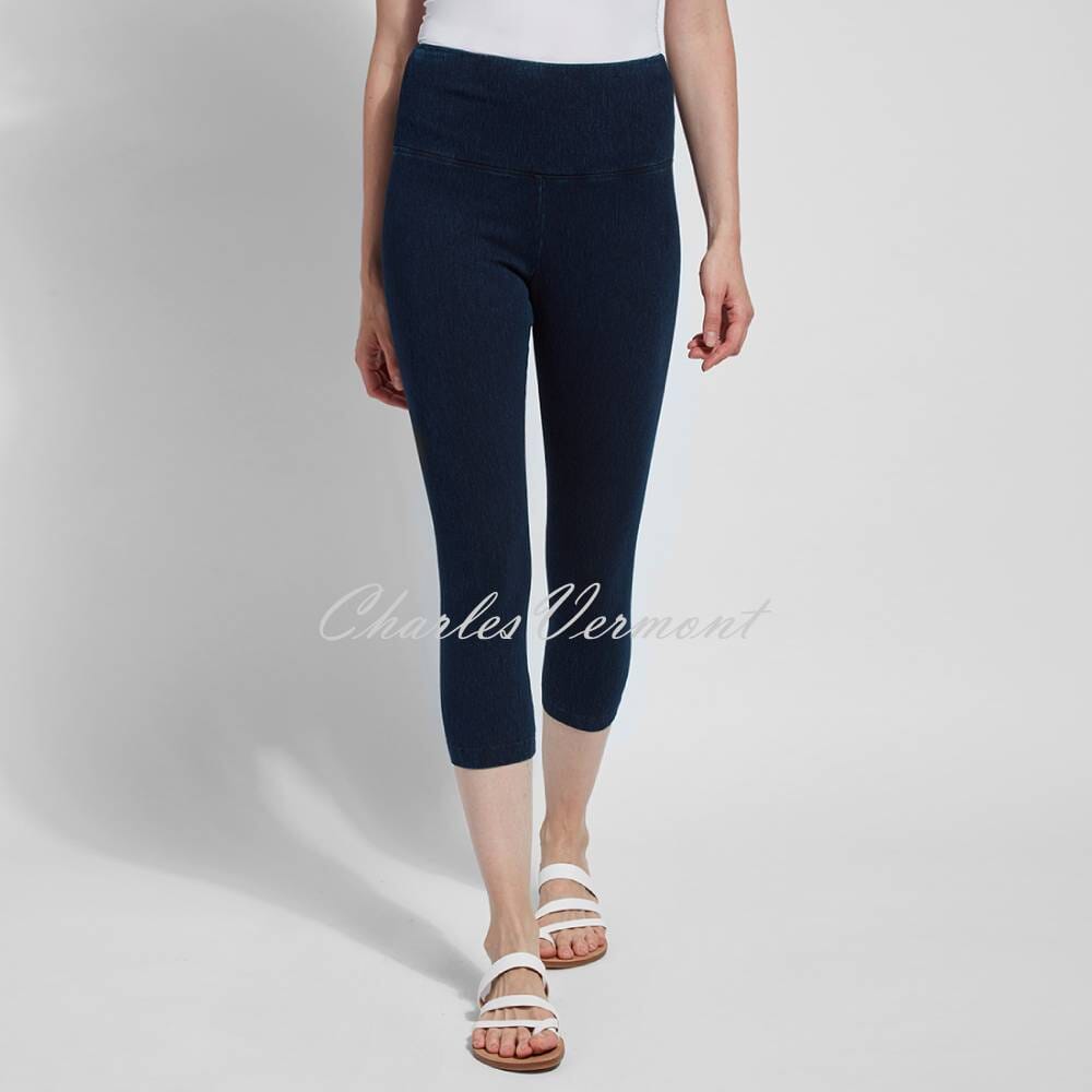 Lysse Denim Capri Leggings - Leggings from  UK