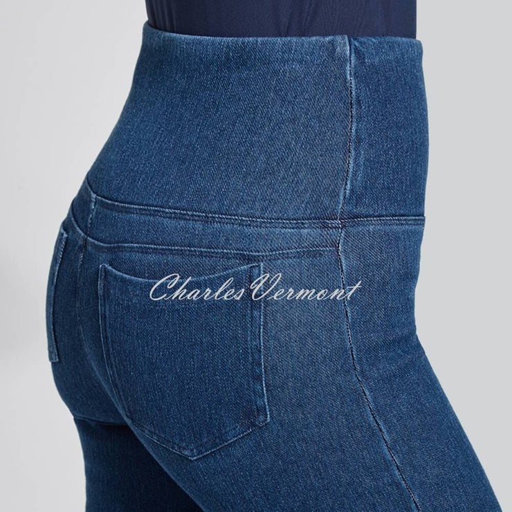 Lysse Straight Leg Denim Jean with Back Pockets – Style 6176 (Mid Wash)