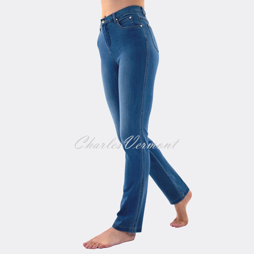 Marble Full Length Straight Leg Jean – Style 2408-184 (Mid Denim