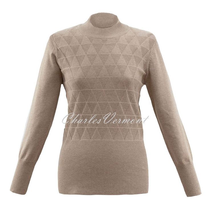 Marble Sweater – style 6357-166 (Light Camel)