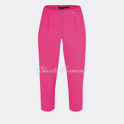 Robell Marie 07 – Cotton Rich Capri Trouser 51664-54056-33 (Pink Flambé)