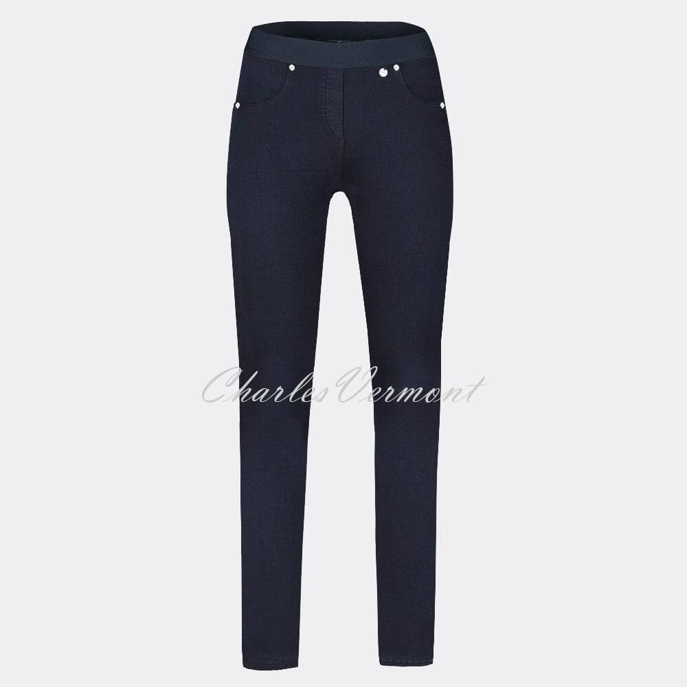 Robell Rose 'Smart Shape' Full Length Jean 52461-54808-69 (Navy