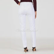 Robell Marie Trouser 51412-5499-10 (White) – SHORTER LENGTH 29"