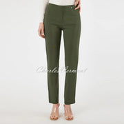 Robell Marie Full Length Trouser 51412-5499-884 (Dark Olive)