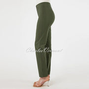 Robell Marie Trouser 51412-5499-884 (Dark Olive) - SHORTER LENGTH 29''