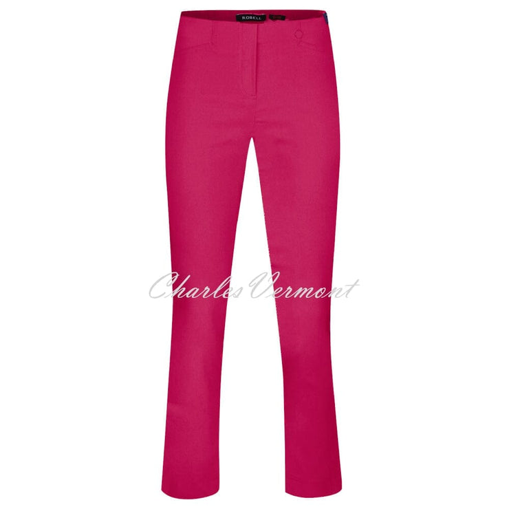 Robell Marie Trouser 51412-5499-480 (Magenta) - SHORTER LENGTH 29''