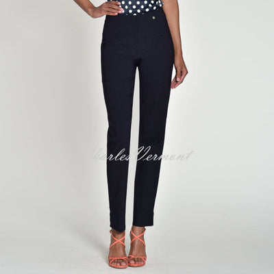 Robell Marie Trouser 51412-5499-69 (Navy) - LONGER LENGTH 32.5''