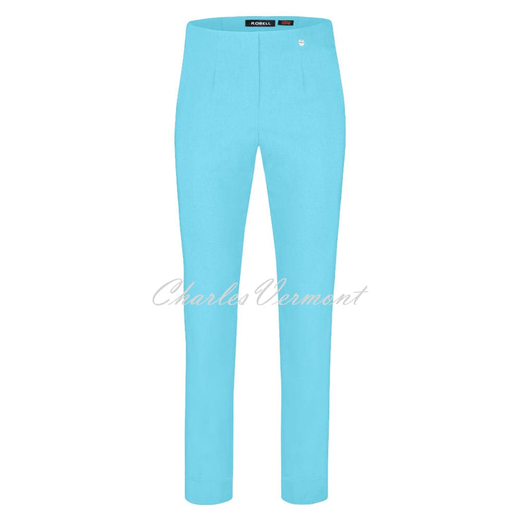 Robell Marie Trouser 51412-5499-750 (Pacific Turquoise) - SHORTER LENGTH 29''