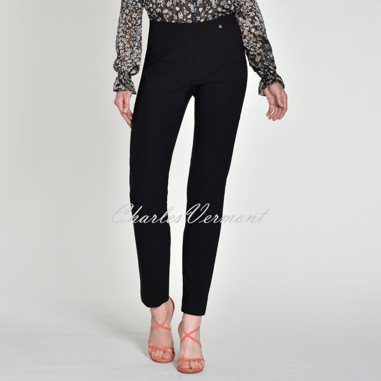 Robell Marie Trouser 51412-5499-90 (Black) - LONGER LENGTH 32.5''