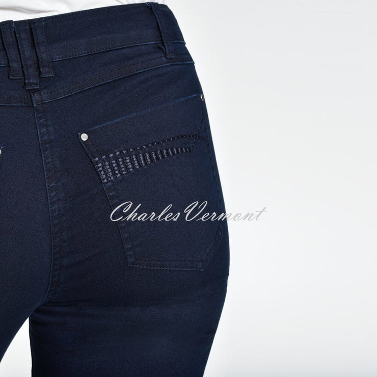 Robell Elena Full Length Jean 51455-5448-6969 (Dark Denim Blue)