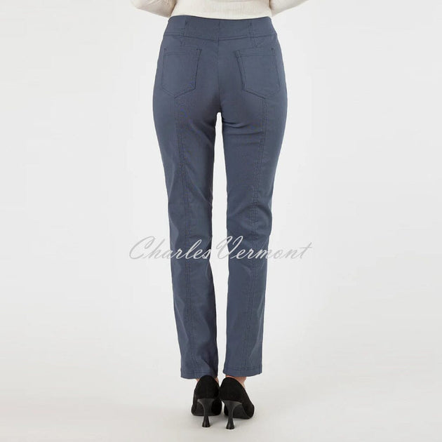 Robell Bella Fleece Lined Full Length Trousers Black 51559-54025-90 - 31