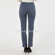 Robell Bella Trouser 51559-5499-64 (Steel Blue) – SHORTER LENGTH 29"