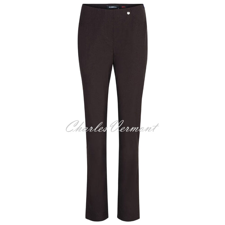 Robell Bella Trouser 51559-5499-39 (Dark Brown) - SHORTER LENGTH 29''