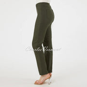 Robell Bella Full Length Trouser 51559-5499-884 (Dark Olive)