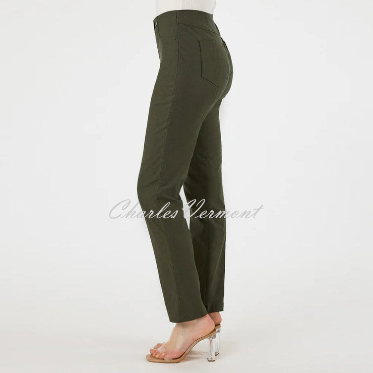 Robell Bella Full Length Trouser 51559-5499-884 (Dark Olive)
