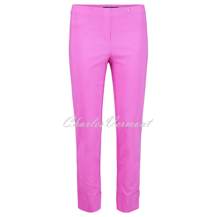 Robell Bella 09 - 7/8 Cropped Trouser 51568-5499-435 (Pink Punch)