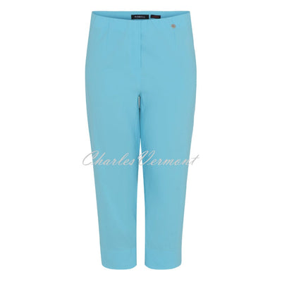 Robell Marie 07 Capri Trouser 51576-5499-750 (Pacific Turquoise)