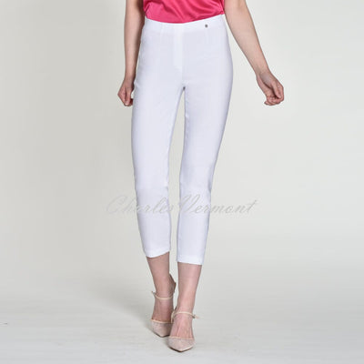 Robell Lena 09 - 7/8 Cropped Trouser 52550-5499-10 (White)