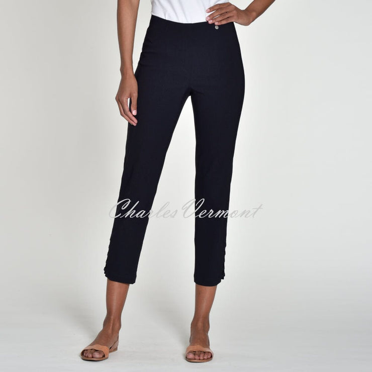 Robell Lena 09 - 7/8 Cropped Trouser 52550-5499-69 (Navy)