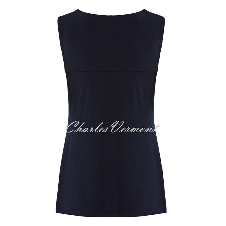 Tia Square Neck Camisole - Style 74343-7093-6900 (Navy)