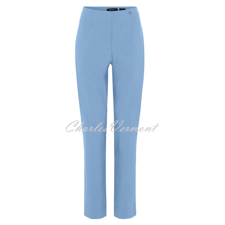 Robell Marie Trouser 51412-5499-611 (Light Blue) - SHORTER LENGTH 29''
