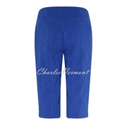 Robell Bella 05 Seersucker Bermuda Short 52643-54554-67 (Royal Blue)