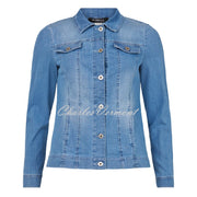 Robell Denim Happy Jacket - Style 57632-54159-62 (Light Denim Blue)