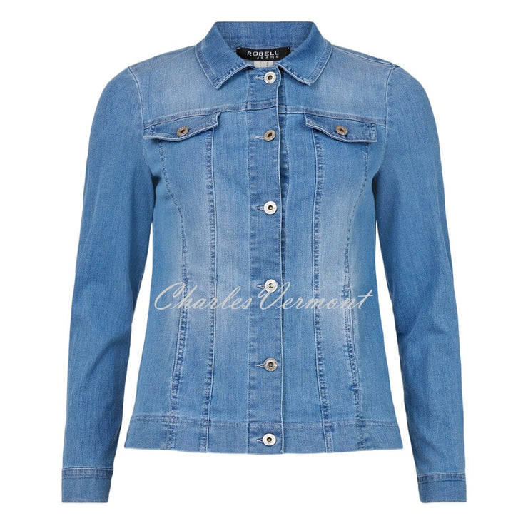 Robell Denim Happy Jacket - Style 57632-54159-62 (Light Denim Blue)