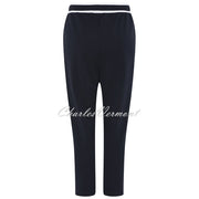 I'cona 7/8th 'Possible' Jogger Trouser With Rhinestone Detail- Style 61047-60052-69 (Navy)